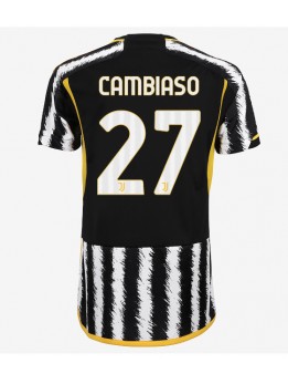 Ženski Nogometna dresi replika Juventus Andrea Cambiaso #27 Domači 2023-24 Kratek rokav